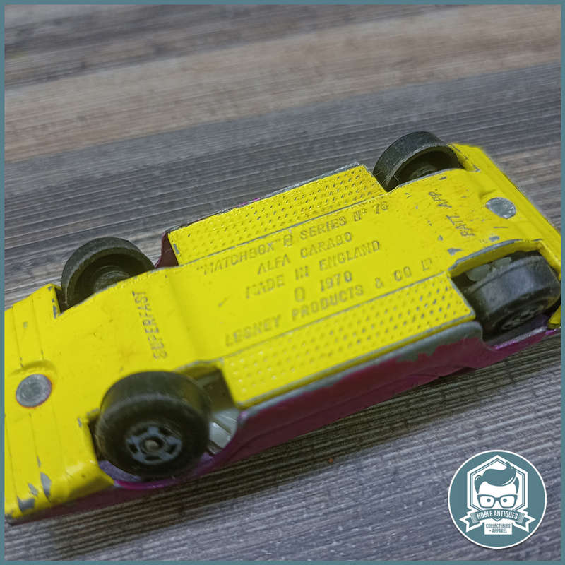 Die Cast Metal Matchbox 1970 ALFA CARABO!!!