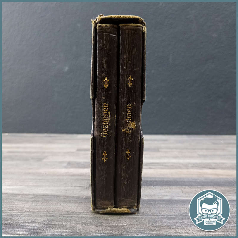 Antique Boer War Leather Covered Dutch PSALMEN and Gezangen !!!