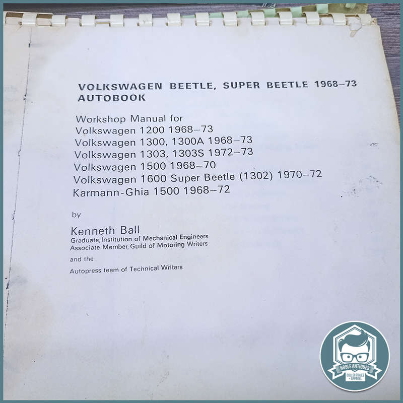 Beetle and Baja Bugs Workshop Manuals !!!