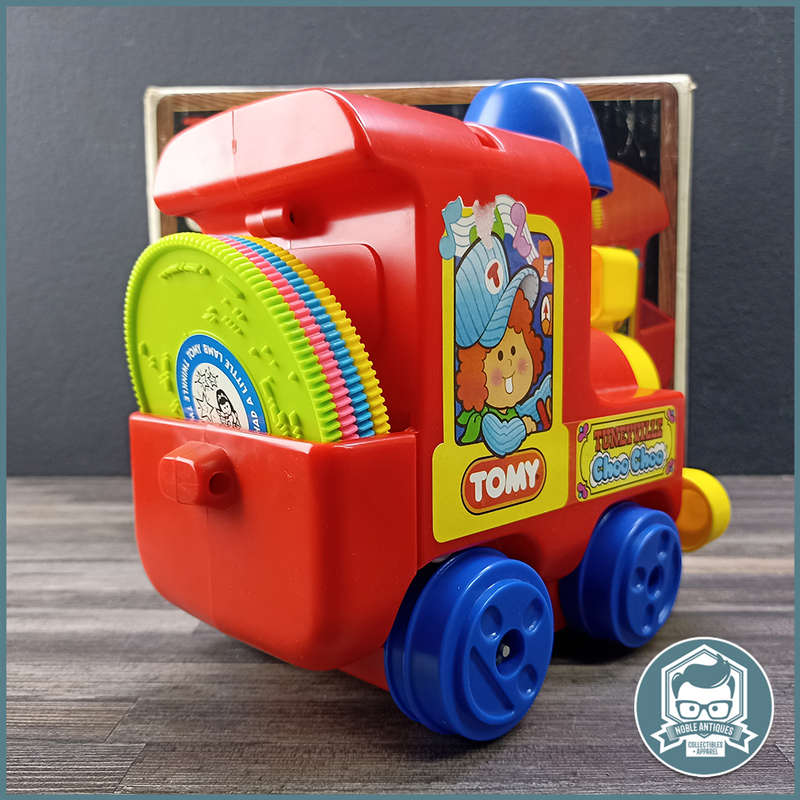 Original Boxed TOMY 1975 Tuneyville Choo Choo Train NOs Disc Music Locomotive !!!