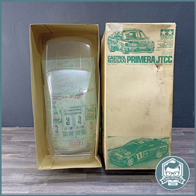 Original Boxed Vintage Castrol Nissan Primera JTCC, Tamiya Scale 1:10!!!