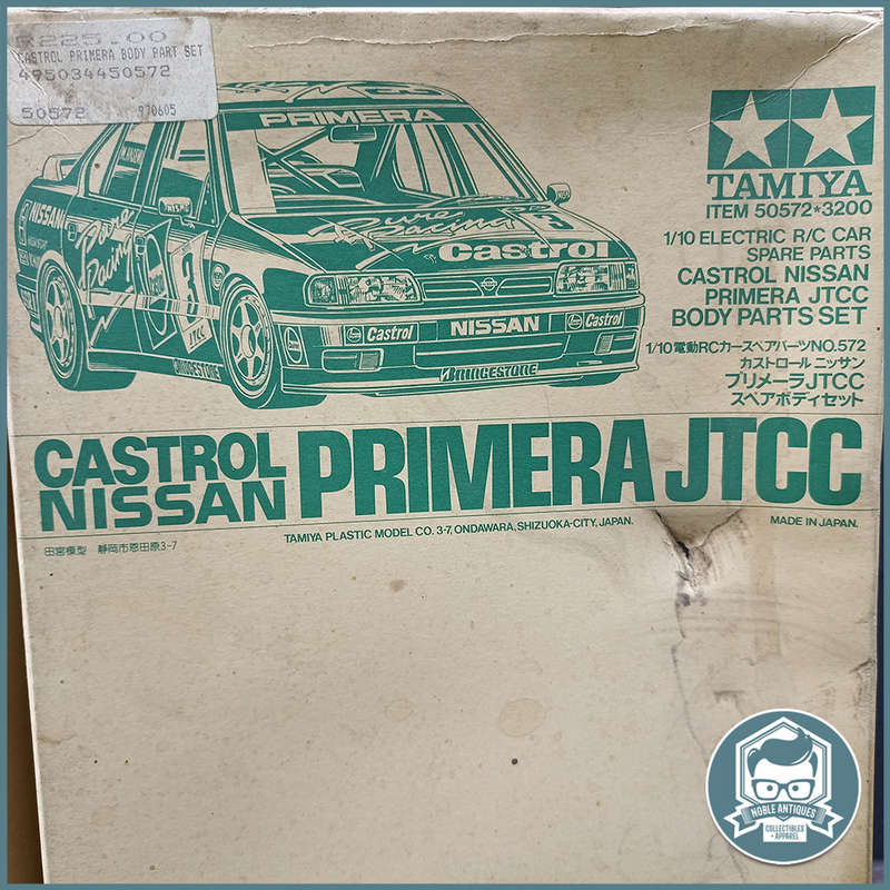 Original Boxed Vintage Castrol Nissan Primera JTCC, Tamiya Scale 1:10!!!