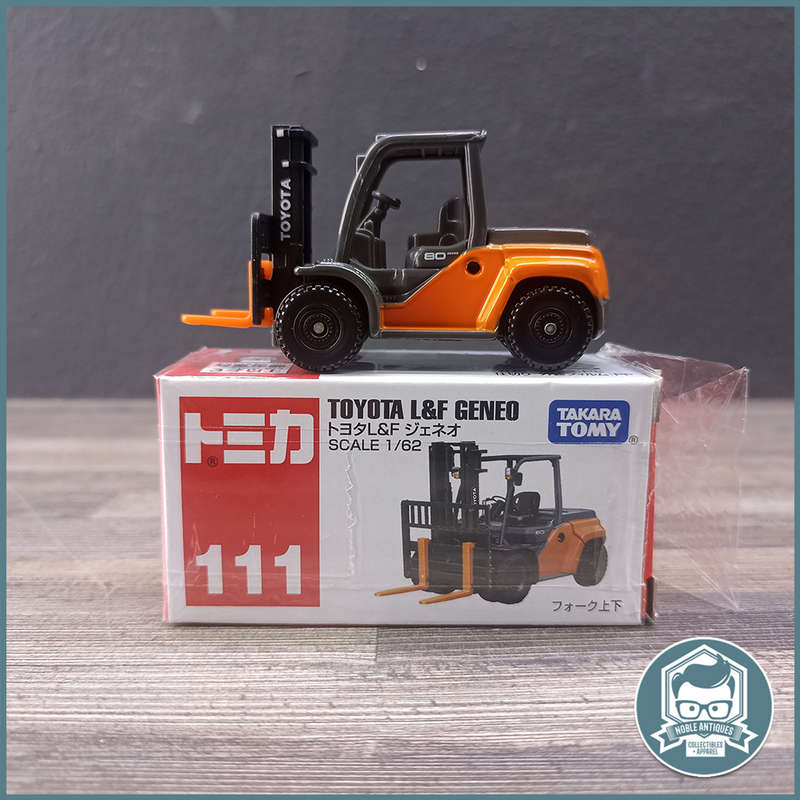 Takara Tomica Boxed Die Cast Metal No.111 TOYOTA L&F GENEO Forklift (Japan Import, Last Unit)!!!