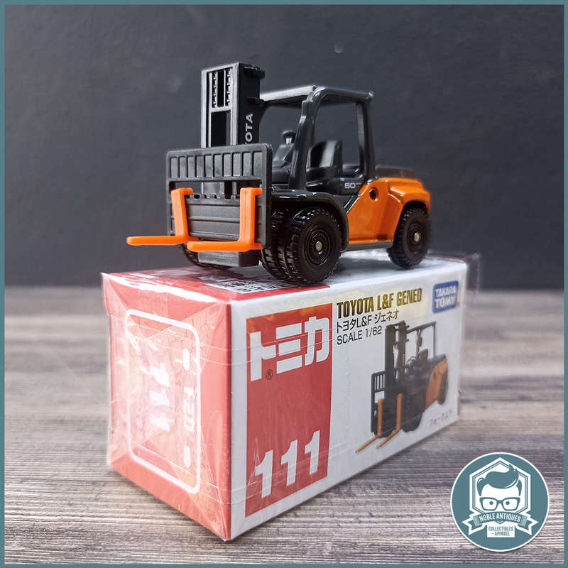Takara Tomica Boxed Die Cast Metal No.111 TOYOTA L&F GENEO Forklift (Japan Import, Last Unit)!!!