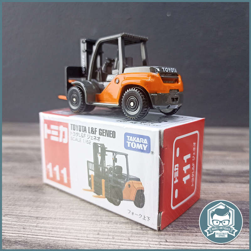 Takara Tomica Boxed Die Cast Metal No.111 TOYOTA L&F GENEO Forklift (Japan Import, Last Unit)!!!