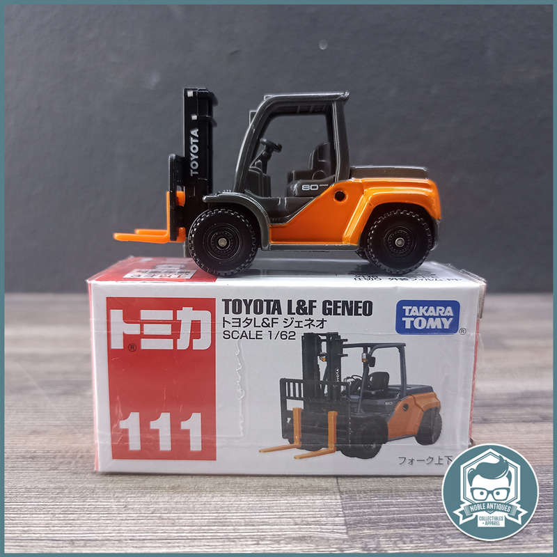 Takara Tomica Boxed Die Cast Metal No.111 TOYOTA L&F GENEO Forklift (Japan Import, Last Unit)!!!
