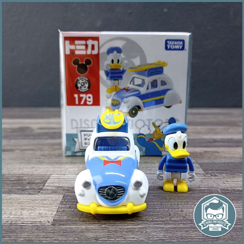 Takara Tomica Boxed Die Cast Metal No.179 Disney Motors Runtotto Donald Duck (Japan Import)!!!