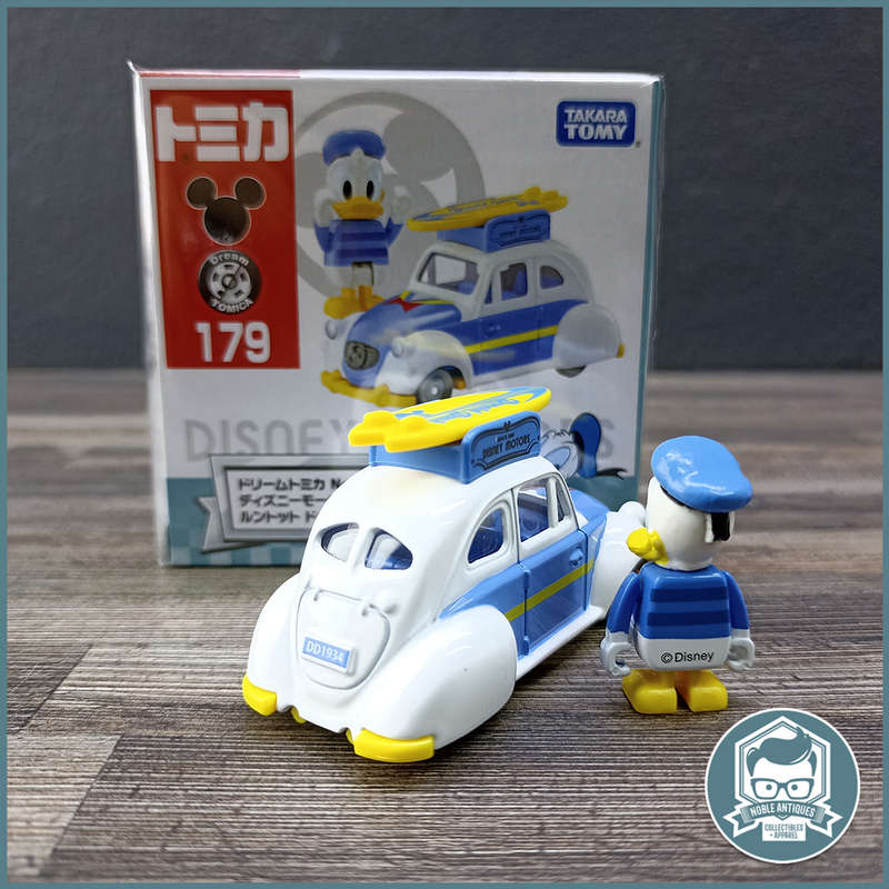 Takara Tomica Boxed Die Cast Metal No.179 Disney Motors Runtotto Donald Duck (Japan Import)!!!