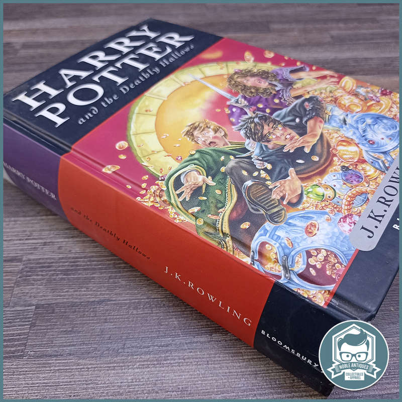 First Edition Hard Cover Harry Potter and the Deathly Hallows Novel by J. K. Rowling!!!