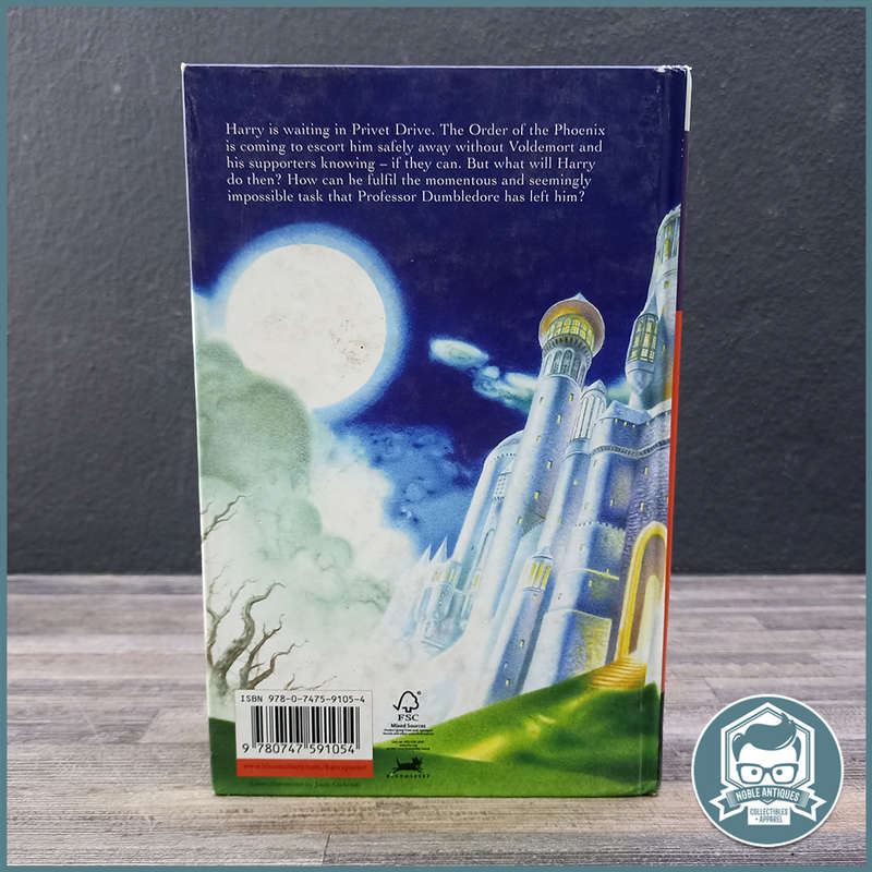 First Edition Hard Cover Harry Potter and the Deathly Hallows Novel by J. K. Rowling!!!