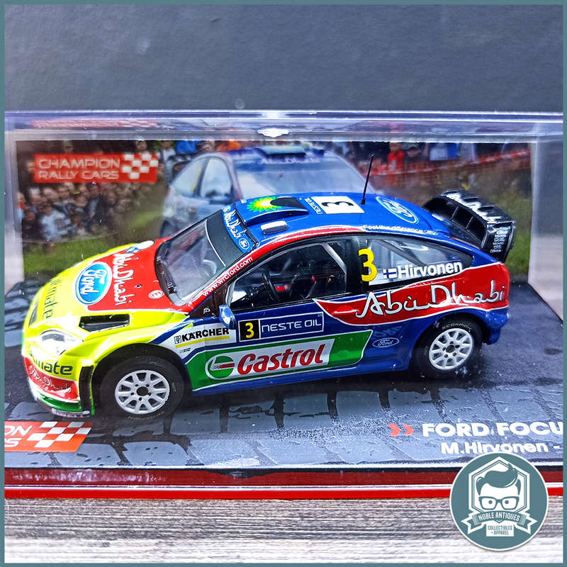 Cased Detailed Die Cast Ford Focus RS WRC '08 - Scale 1:43!!!