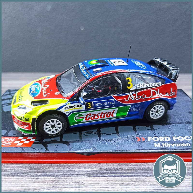 Cased Detailed Die Cast Ford Focus RS WRC '08 - Scale 1:43!!!