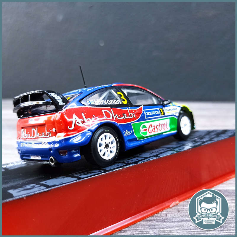 Cased Detailed Die Cast Ford Focus RS WRC '08 - Scale 1:43!!!