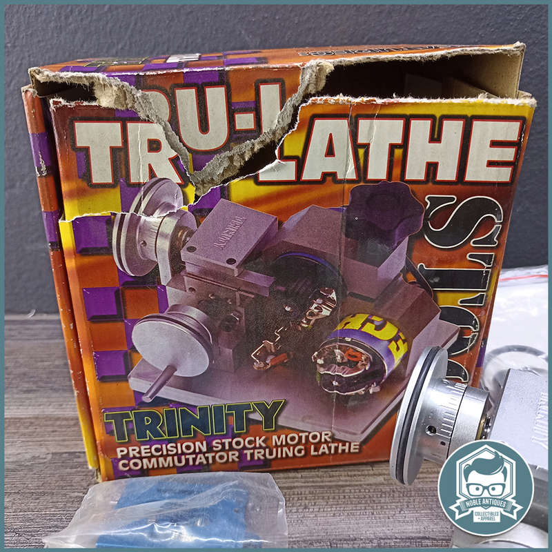 Original Boxed TRINITY PRECISION STOCK MOTOR COMMUTATOR TRUING LATHE!!!