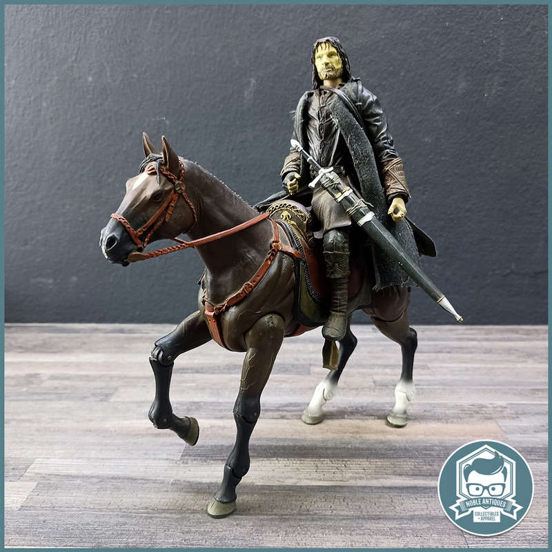 Lord of the Rings Deluxe Horse & Rider Aragorn & Brego Two Towers!!!