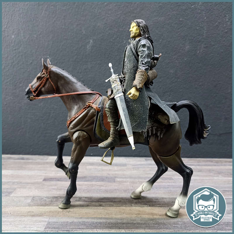 Lord of the Rings Deluxe Horse & Rider Aragorn & Brego Two Towers!!!