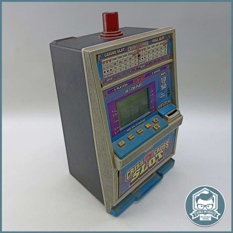 Vintage RADICA Criss Cross 777 electronic toy slot machine game - Not Tested, Use C Batteries!!!