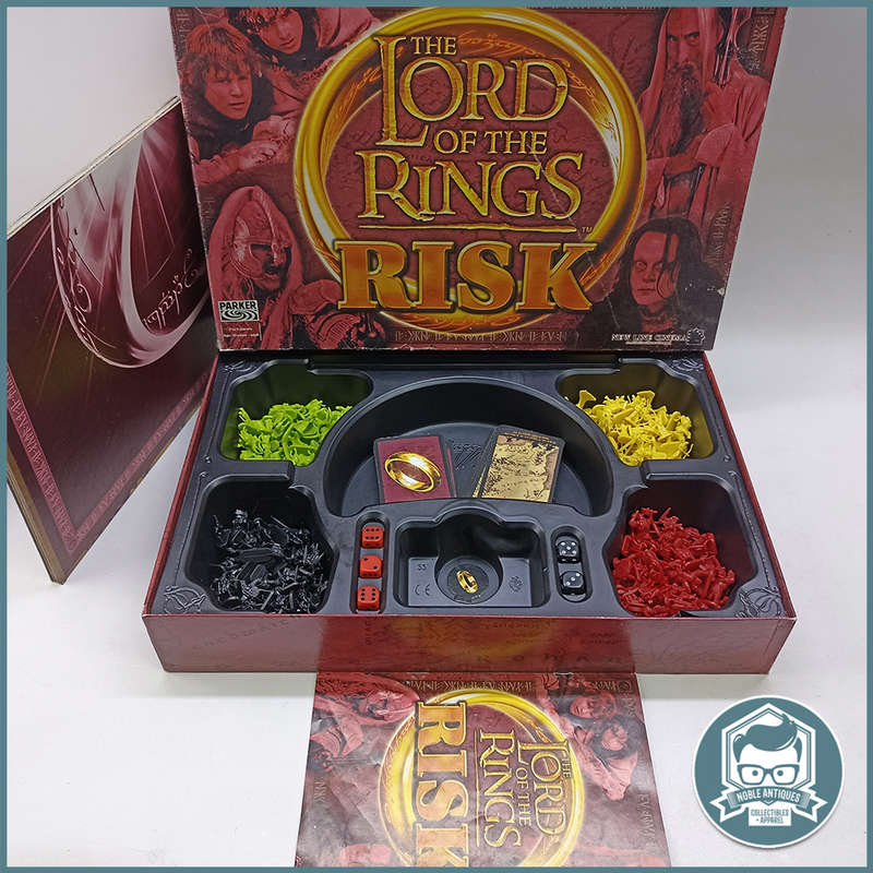 Vintage Complete Boxed PARKER Lord of the Rings Risk Board Game !!!