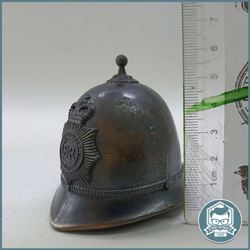 VINTAGE METROPOLITAN POLICE ER Bobby Hat Bell!!!