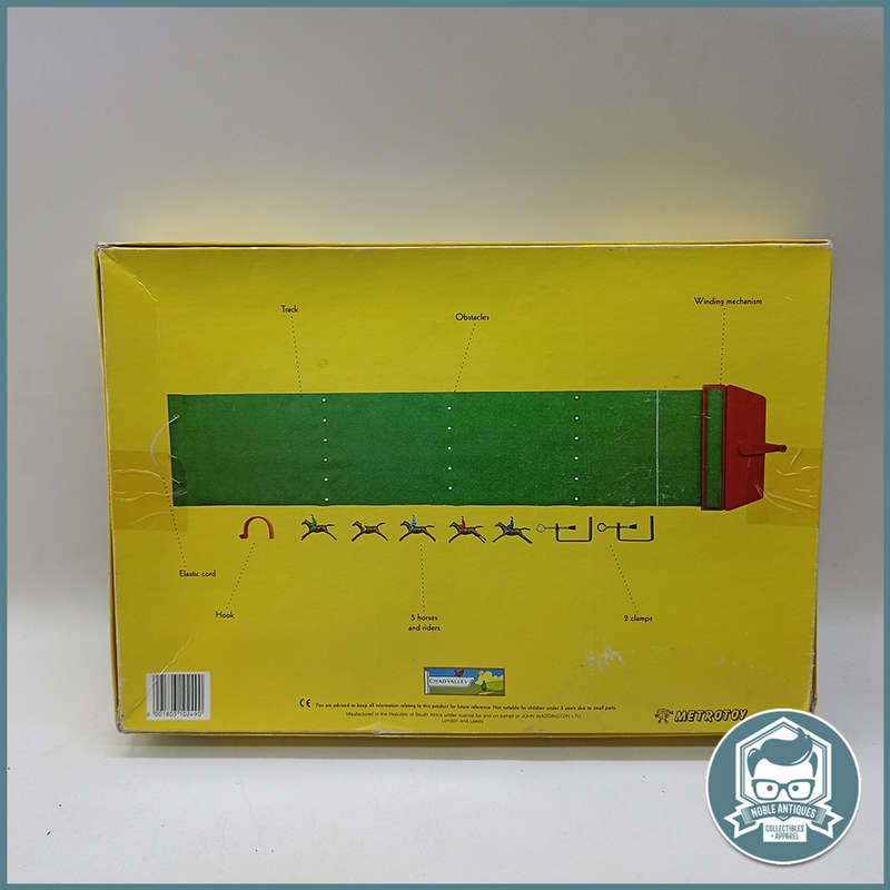 Original Boxed Complete Vintage 1990 Escalado Horse Racing Game by Chad Valley !!!