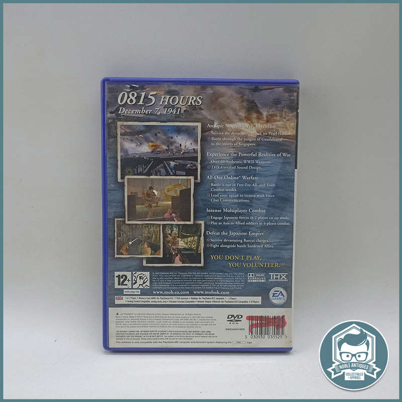 PlayStation2: Medal of Honor Rising Sun !!!