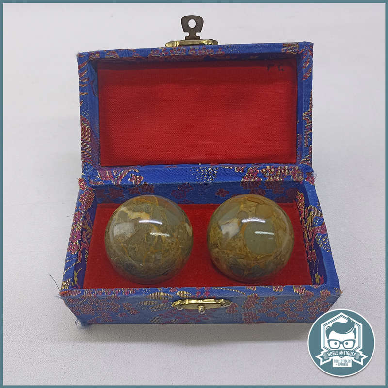 Boxed Feng Shui Nuwa Stone Baoding Balls - Chinese Health!!!