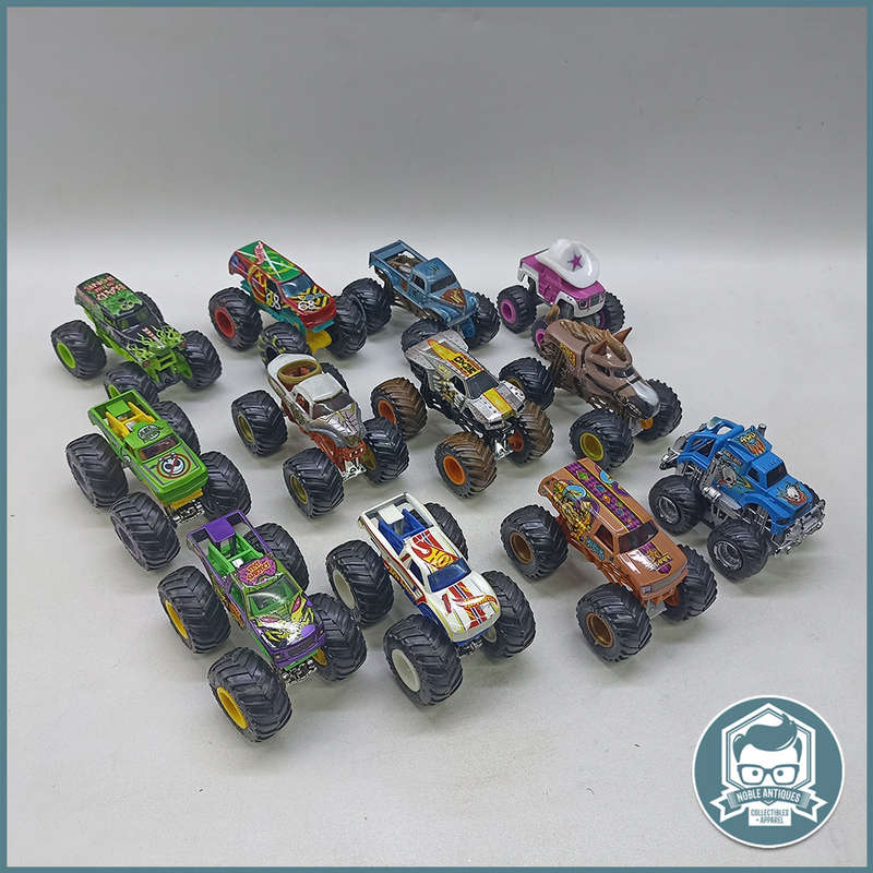 Large Die Cast Metal Hotwheels Monster Truck Collection - Bid For All!!