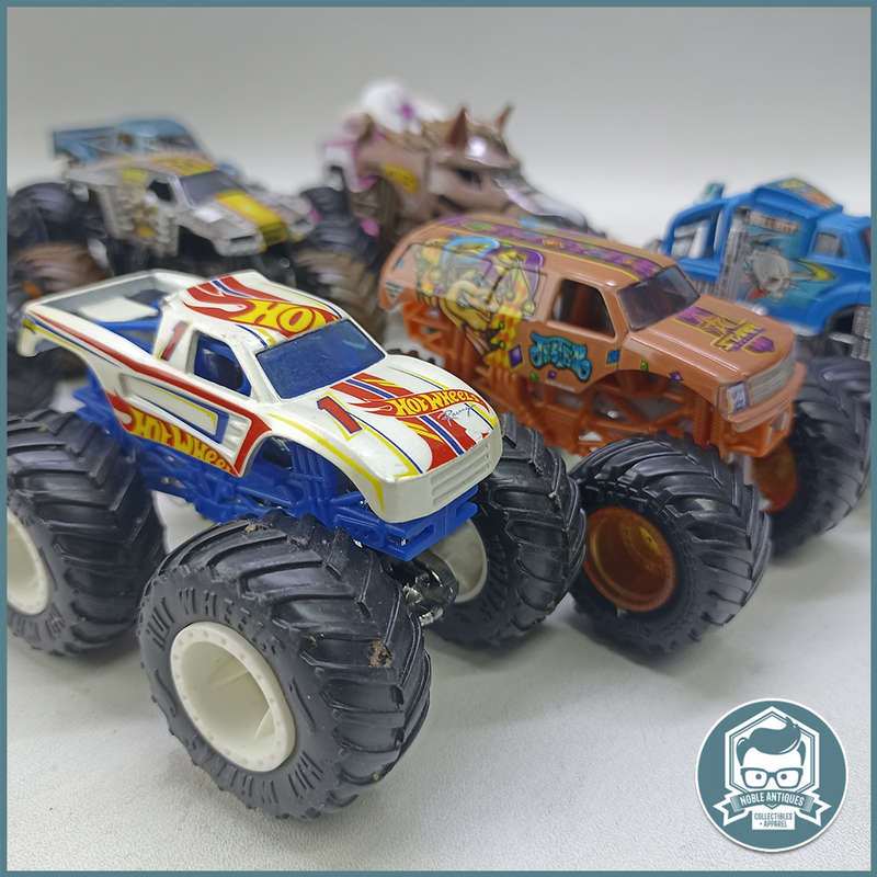 Large Die Cast Metal Hotwheels Monster Truck Collection - Bid For All!!