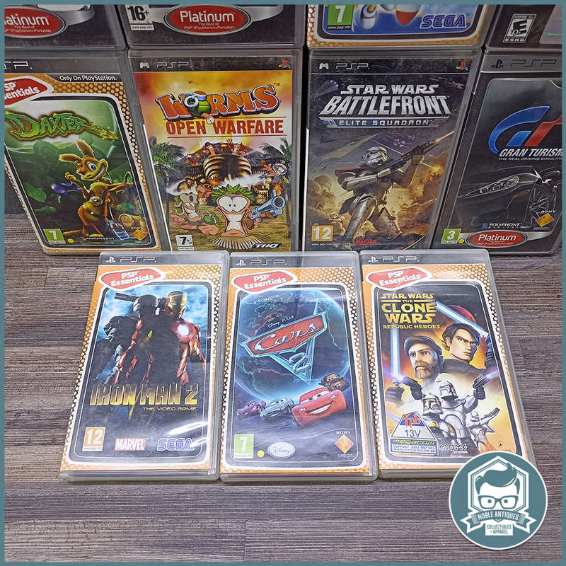 Large Sony PSP Game Collection - Manuals Included - Set 2