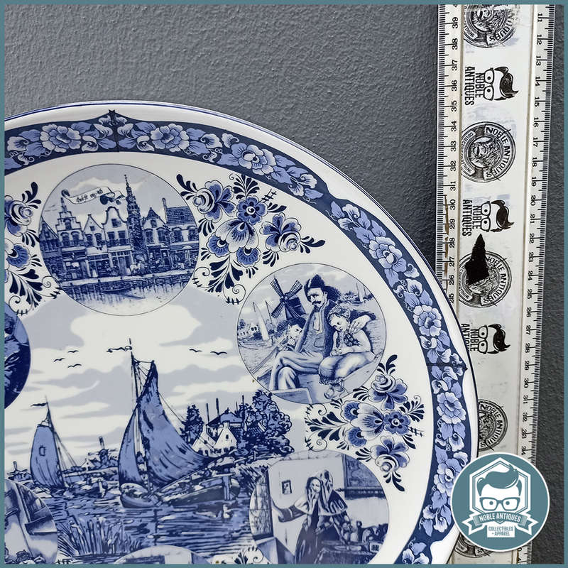 Two large Delft special limited edition display plates
