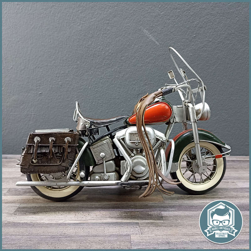 Large Tinplate Motorcycle Model - 1952 Harley Davidson!!!