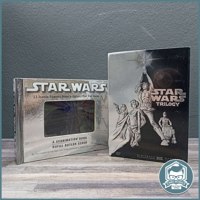 Star Wars Boxed DVD and Scanimation Book Collection!!!