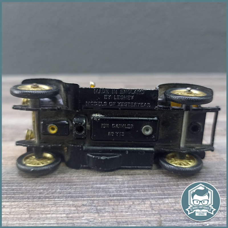 Vintage Matchbox Models of Yesteryear 1911 Yellow Daimler
