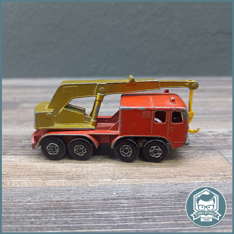 Vintage 1970's Matchbox Lesney - 8 Wheel Crane