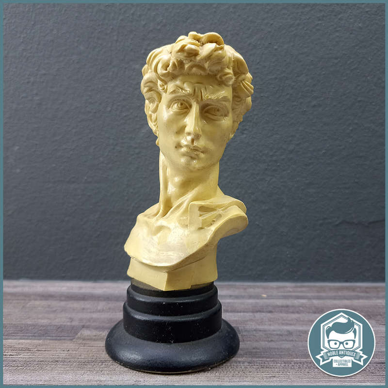 Vintage Bust of Michelangelo's David Sculpture