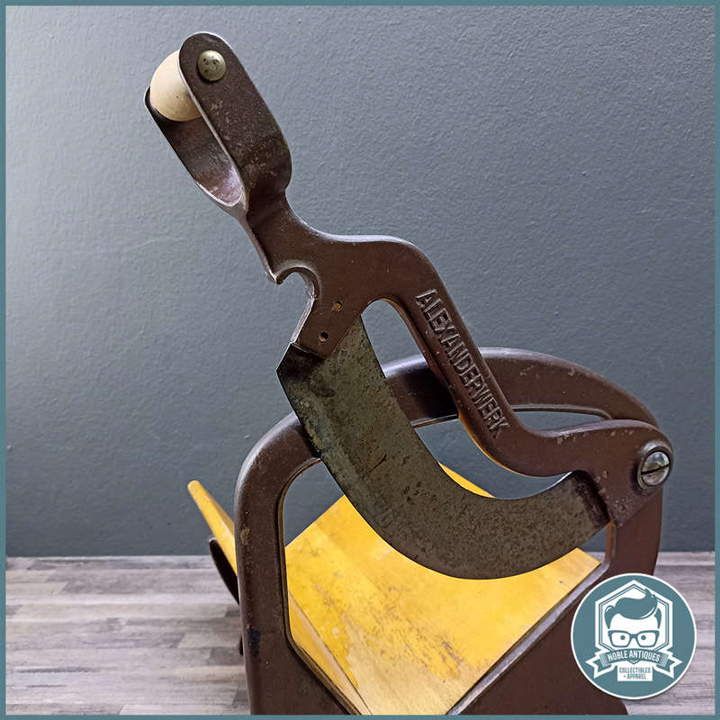 Antique C1900 Alexanderwerk Cast Iron Bread / Biltong Slicer In Fantastic Condition