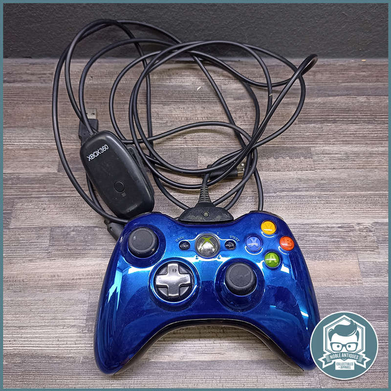 Xbox 360 Wireless Controller Chrome Blue
