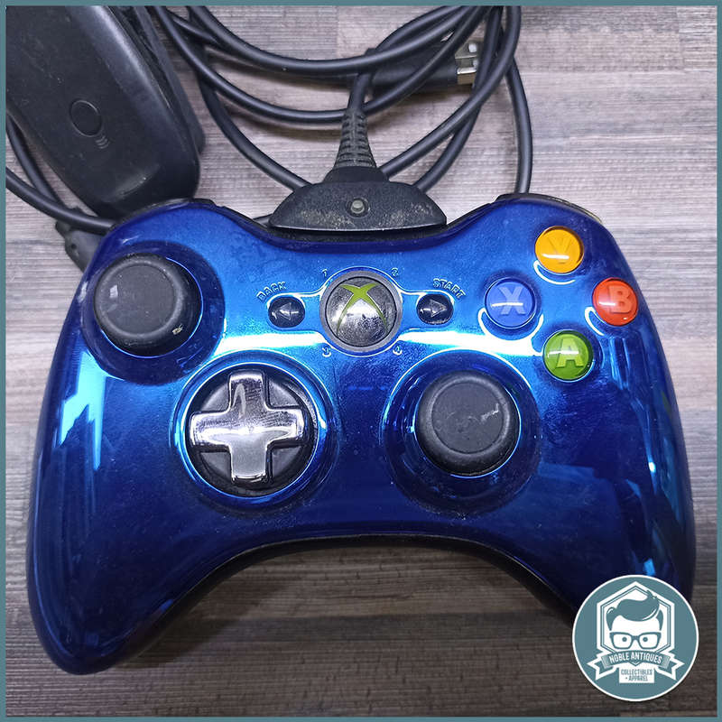 Xbox 360 Wireless Controller Chrome Blue