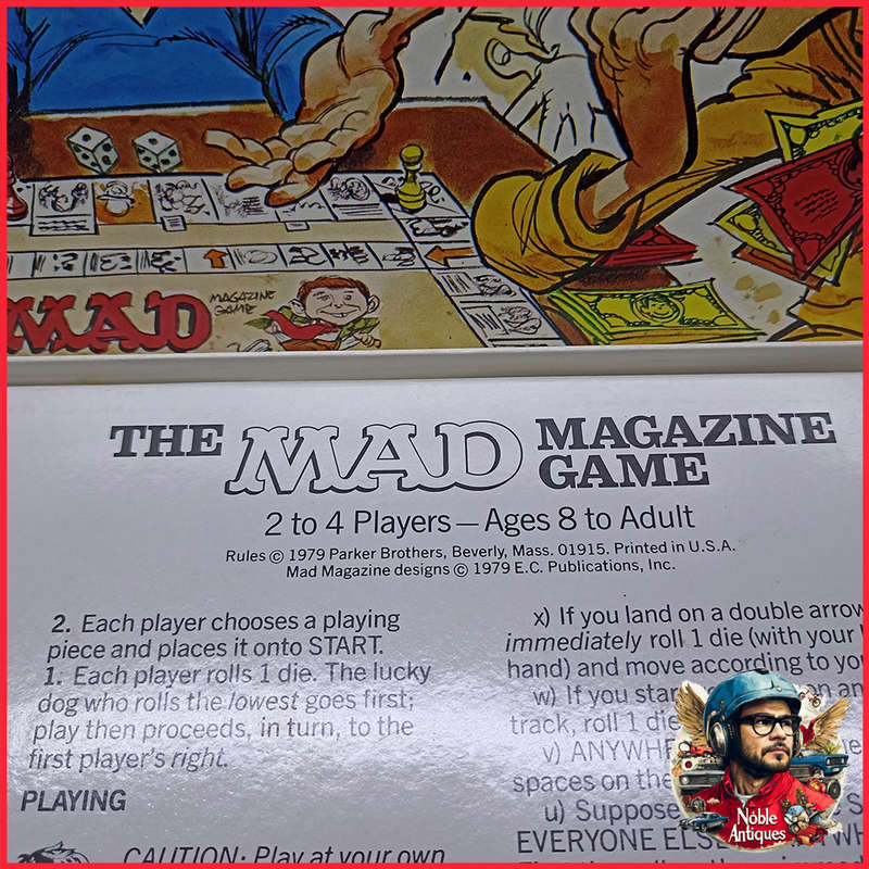 1979 Boxed The MAD Magazine Board Game by Parker Brother