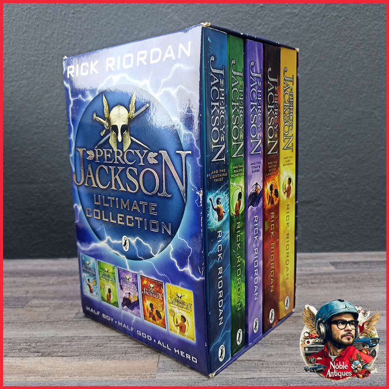 Boxed Percy Jackson Ultimate Collection Novel Series by Rick Riordan