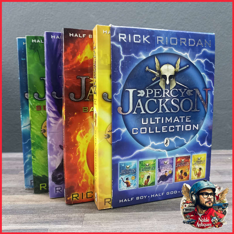 Boxed Percy Jackson Ultimate Collection Novel Series by Rick Riordan