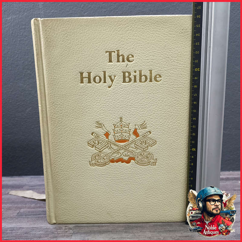 Large Cream The Holy Family Bible