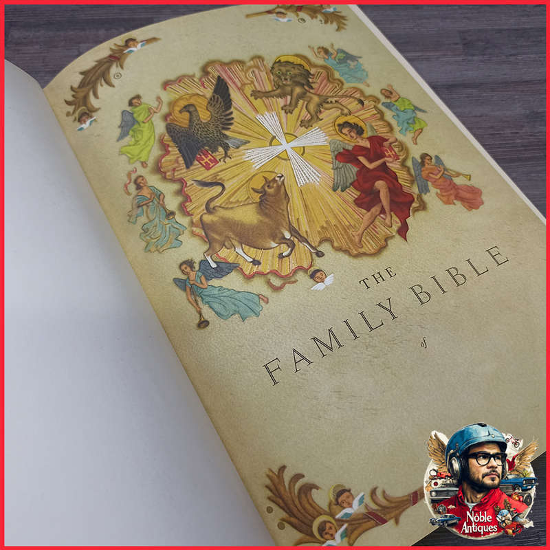 Large Cream The Holy Family Bible