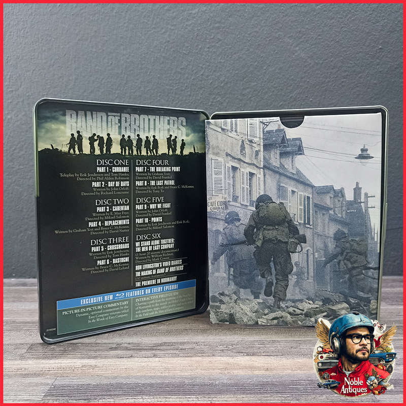 Tin Boxed Special Edition Band of Brothers 6 Blue Ray Disk Collection