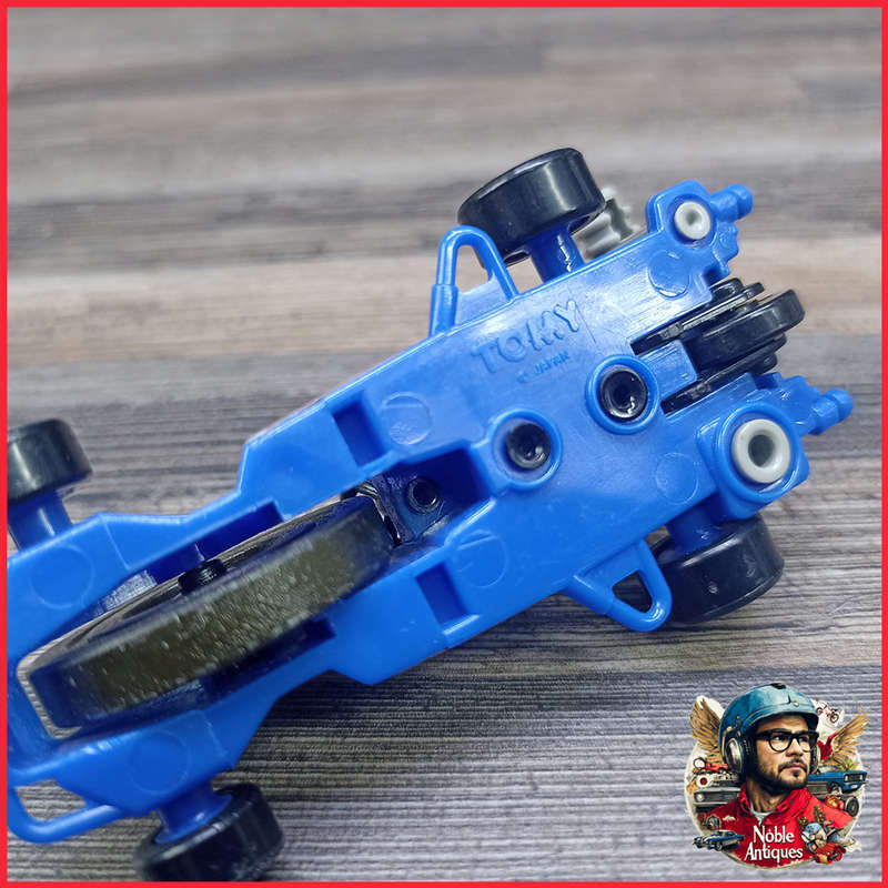 Vintage TOMY Rip Riders Blue Go Kart