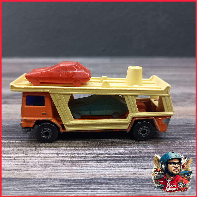 1978 Matchbox Super Fast Bedford Car Transporter 2 Car