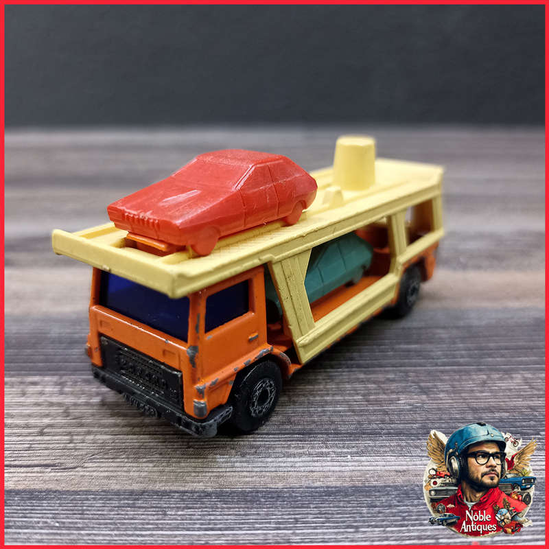 1978 Matchbox Super Fast Bedford Car Transporter 2 Car