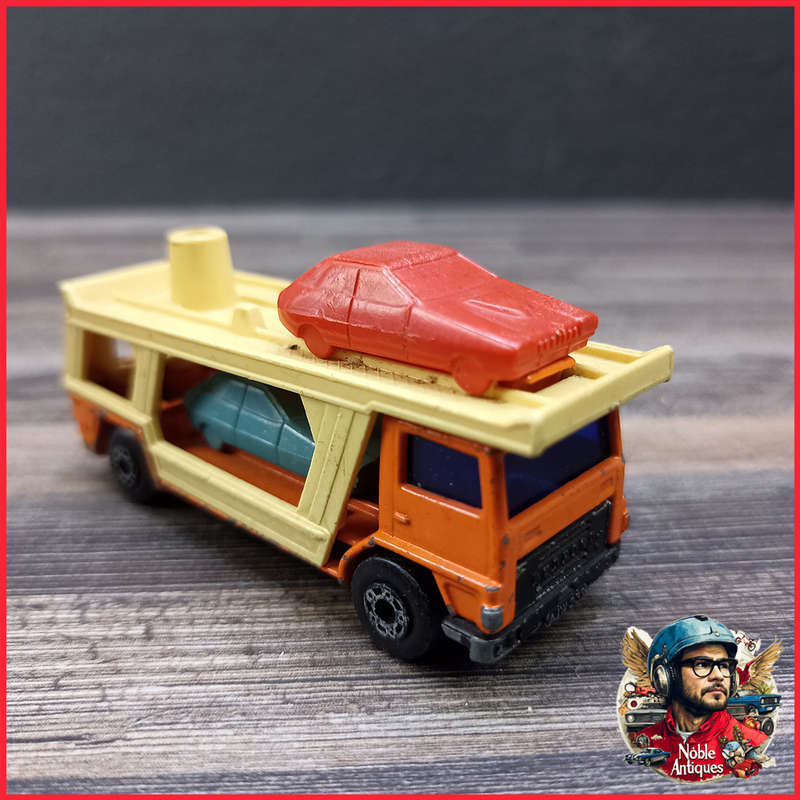 1978 Matchbox Super Fast Bedford Car Transporter 2 Car