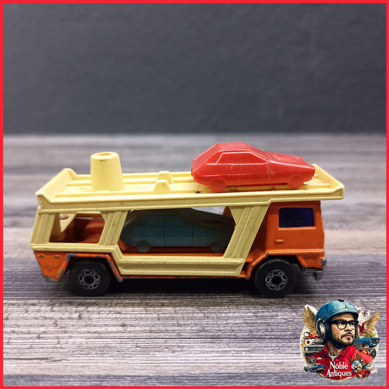 1978 Matchbox Super Fast Bedford Car Transporter 2 Car