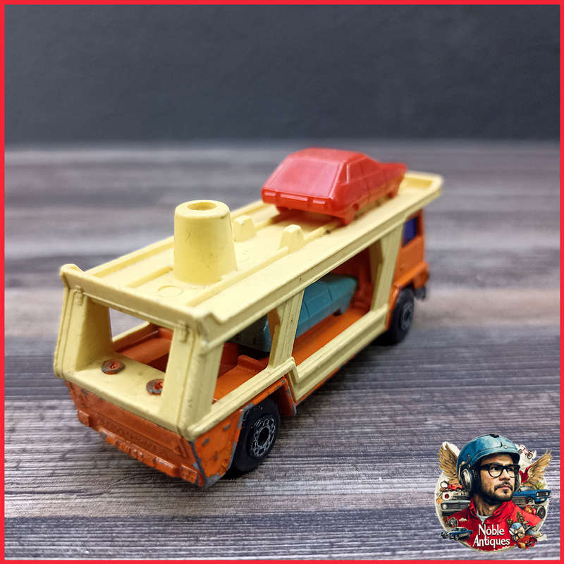 1978 Matchbox Super Fast Bedford Car Transporter 2 Car